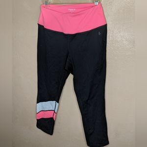 Torrid Active Color Block Striped Leggings 0